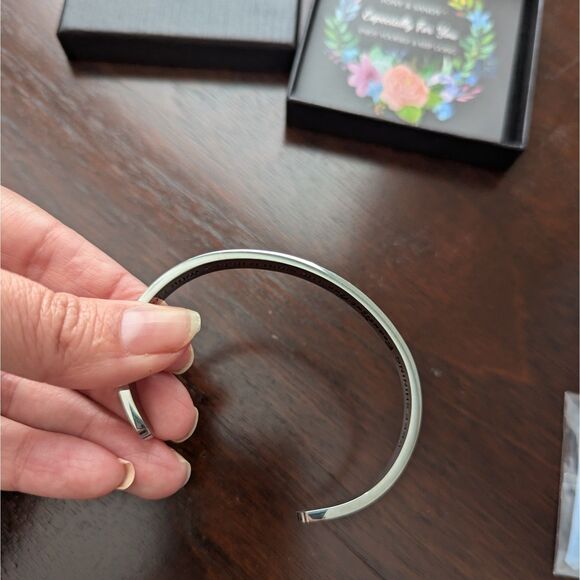 TONY & SANDY Inspirational Cuff Bracelet | Stainless Steel | New in Box - Picture 3 of 7